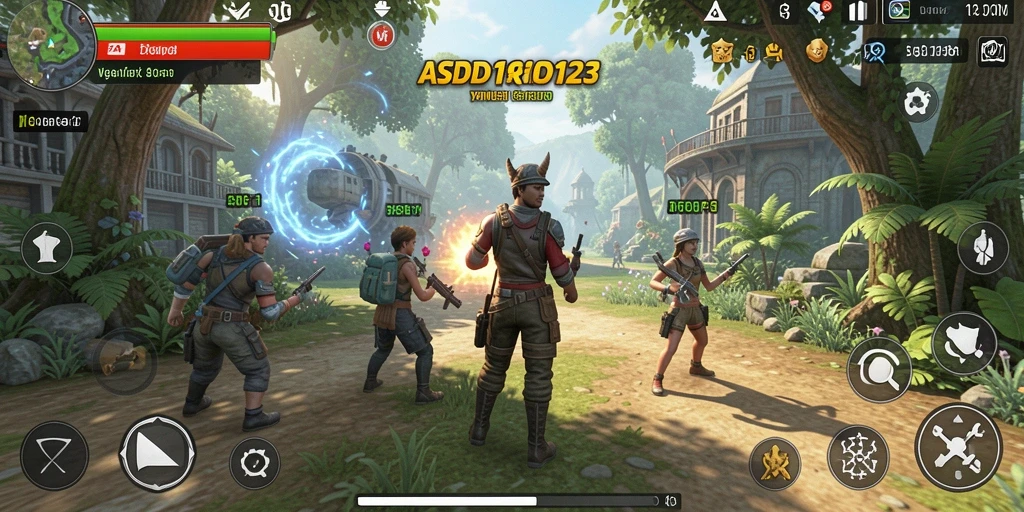 Screenshot gameplay menunjukkan dunia simulasi yang dinamis dan berwarna.