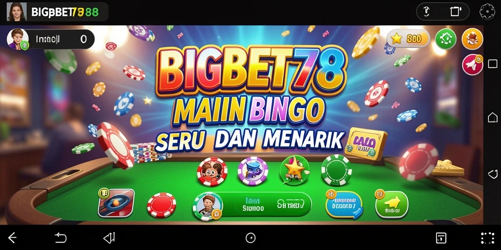 Tangkapan layar menunjukkan gameplay seru dari BIGBET78 dengan banyak pemain bingo.