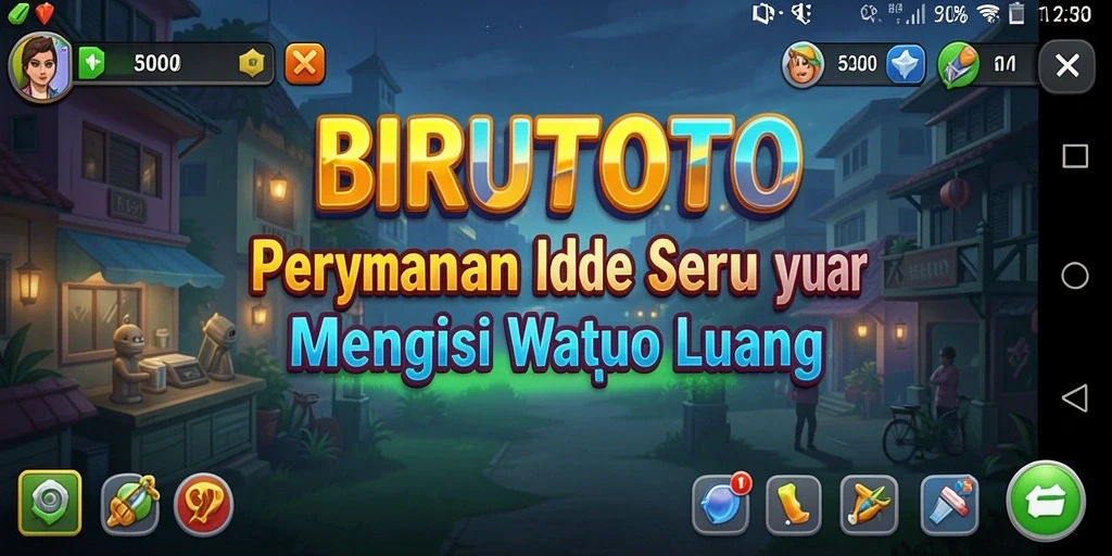 Tangkapan layar BIRUTOTO menampilkan gameplay Idle yang menarik.
