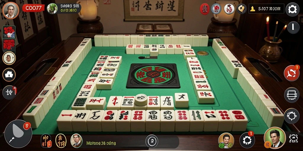 Screenshot tampilan gameplay seru dari COO77 di Mahjong.