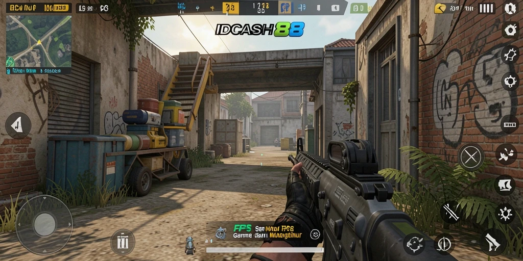 Tangkapan layar utama dari gameplay menegangkan IDCASH88.