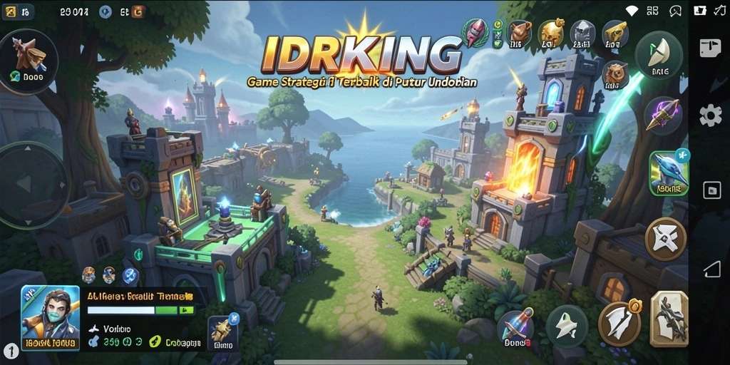 Tampilan gameplay menarik di IDRKING dengan strategi mendalam.