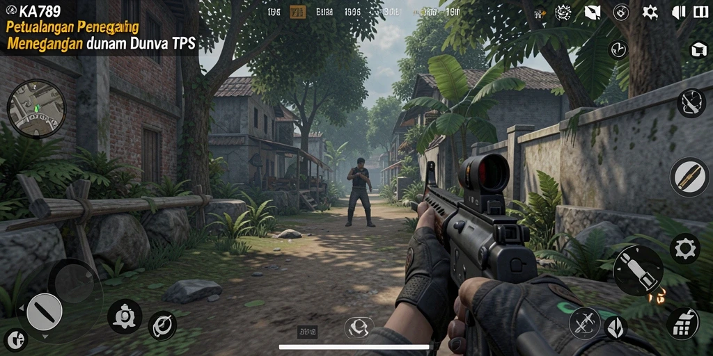 Screenshot utama KA789 yang menunjukkan aksi pertempuran menegangkan.
