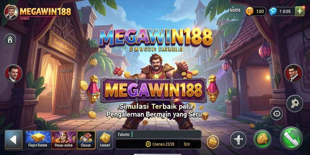 Tampilan gameplay <strong>MEGAWIN188</strong> dengan grafik realistis dan interaksi menarik.