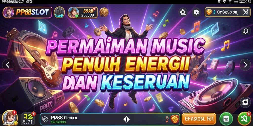 Screenshot gameplay PP88SLOT menampilkan keseruan bermain musik.