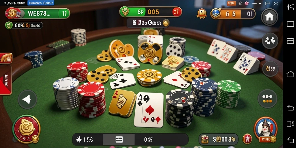 Tampilan menarik gameplay Gaple di WE878.